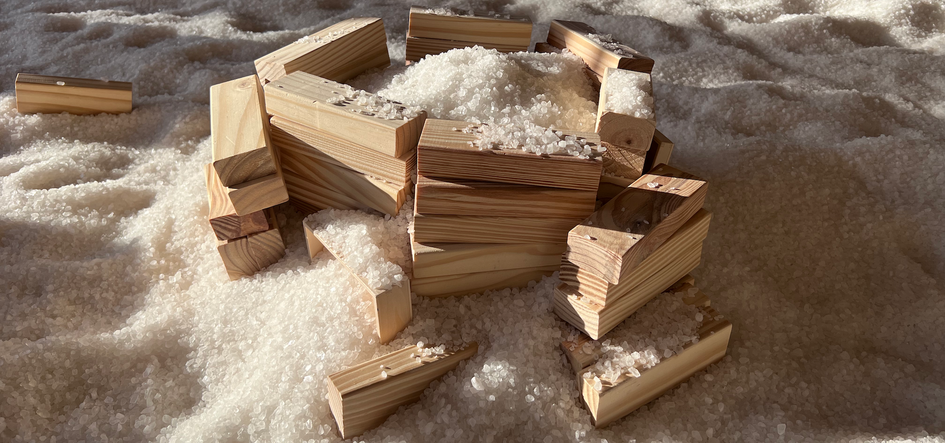 Salz.Spiel.Zeit- Kreatives Spiel mit Holz und Salz