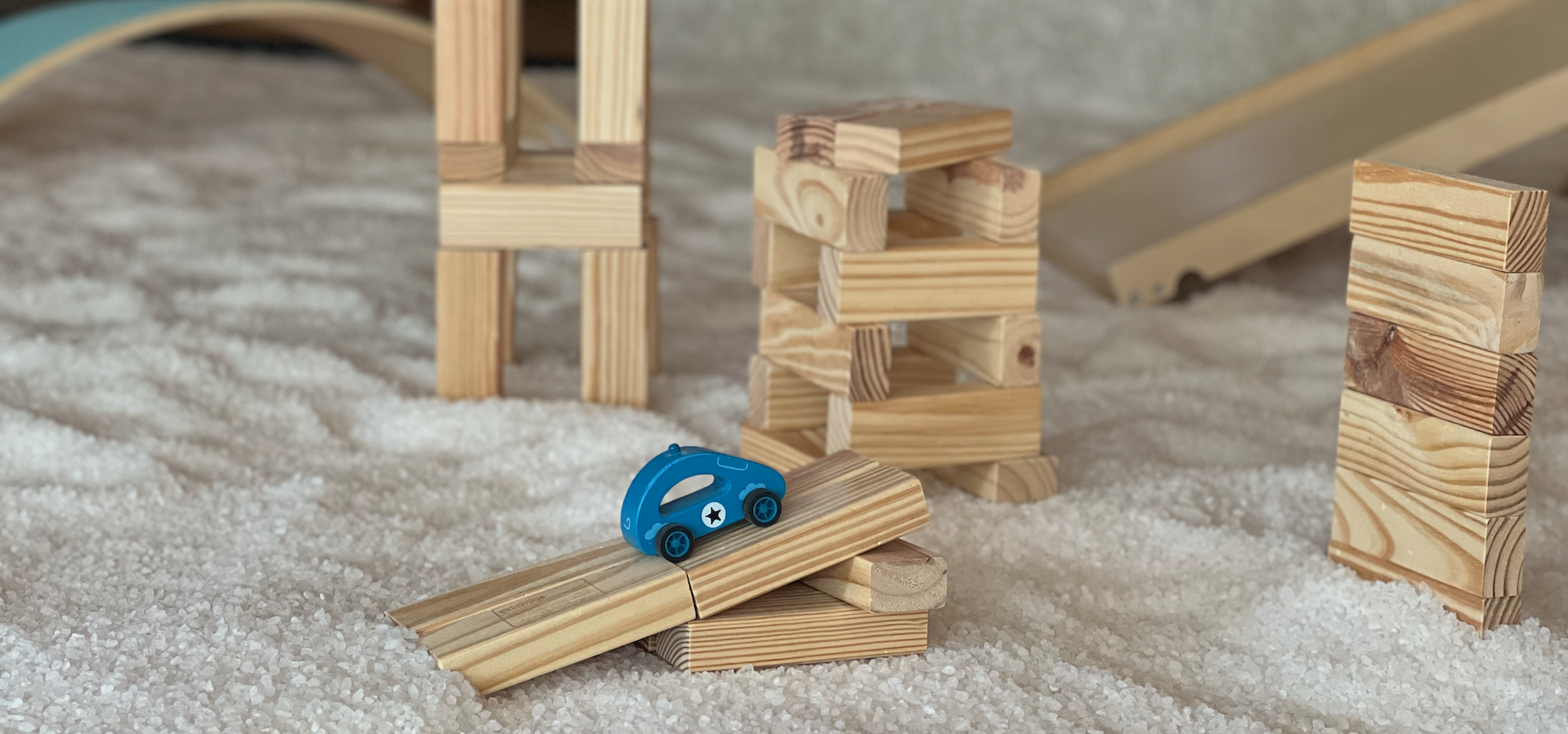 Salz.Spiel.Zeit mit dem Auto im Salz
