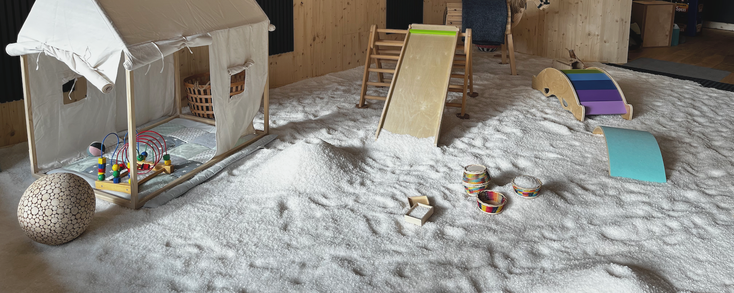 Salz.Spiel.Zeit - slöks - Salzraum mit salzgranulat, Spielmaterialien für Kinder & Familien